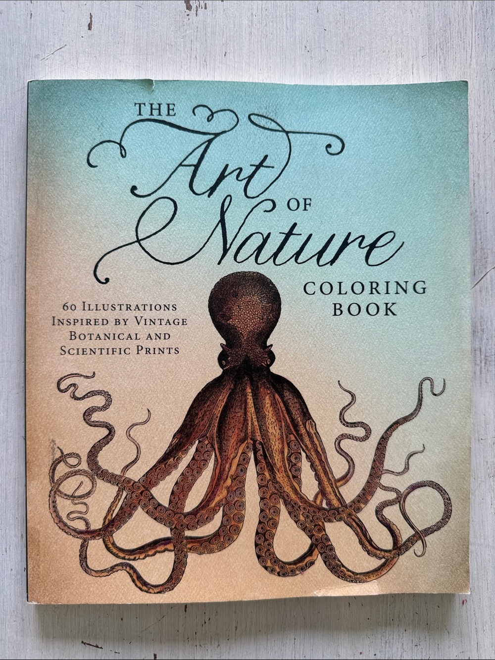 The Art of Nature Coloring Book - 60 Botanical Illustrations Vintage Inspired